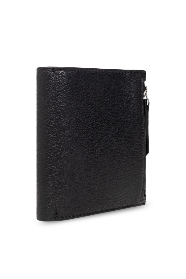 財布・小物その他 MAISON MARGIELA Black Leather Wallet Maison Margiela MAISON MARGIELA メゾンマルジェラ 二つ折り